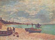 Claude Monet Beach at Sainte-Adresse Germany oil painting reproduction